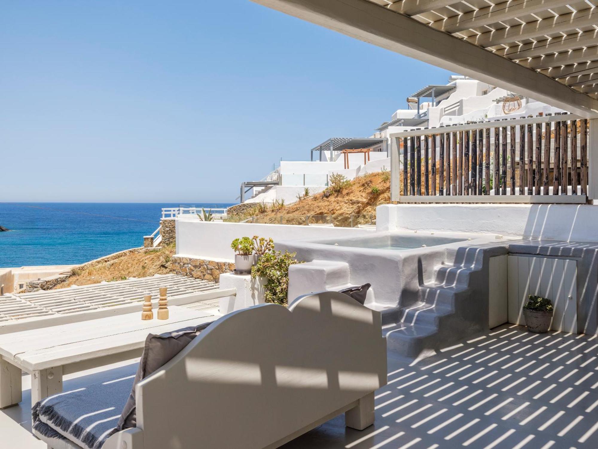 The Mykonist Merchia Beach Villas & Suites Exterior photo